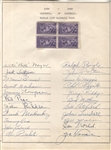 1939 Kansas City Blues (NY Yankees) Signed Team Sheet by 22