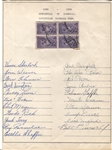 1939 Louisville Colonels (BOS Red Sox) Signed Team Sheet by 21