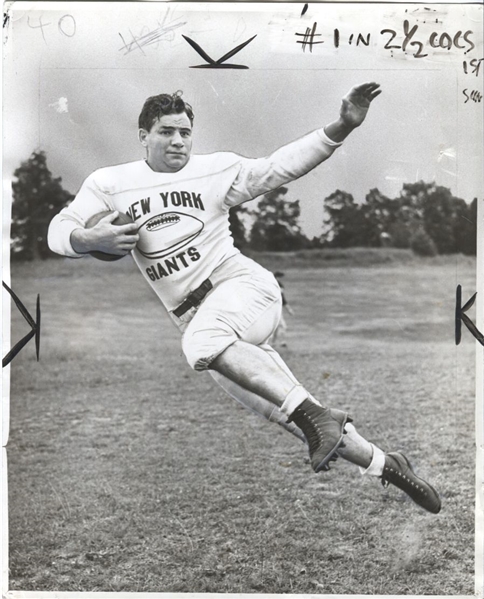 1941 New York Giants Star Tuffy Leemans Original TYPE I photo