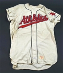 1956 Hal Smith Kansas City Athletics Game Worn Home Jersey