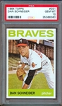 1964 TOPPS #351 DAN SCHNEIDER BRAVES PSA 10 GEM MT