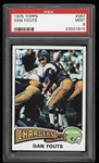 1975 Topps Football Dan Fouts ROOKIE RC #367 PSA 9 MINT