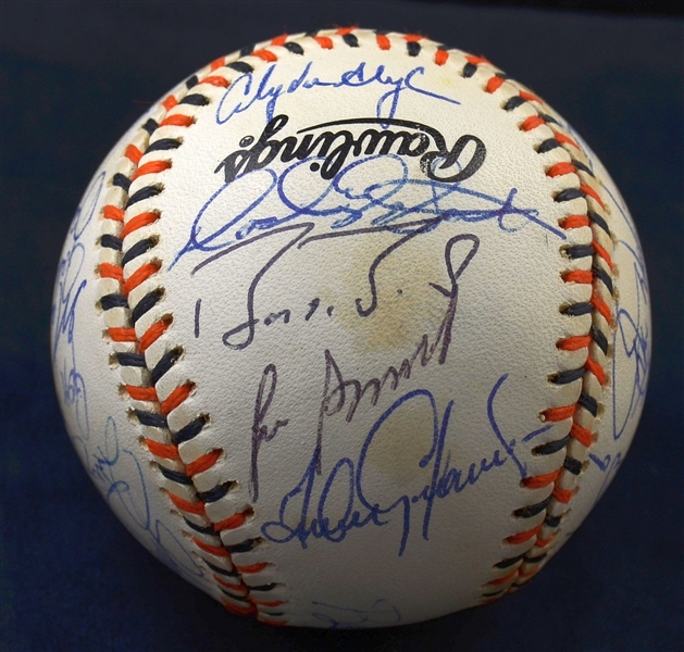 1993 Team Signed NL All Star Team on an Official Game ball