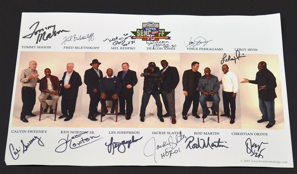 Multiple Sports Deacon Jones Foundation Signed Photo – Jones Family LOA