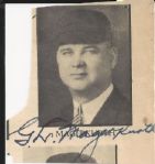 G.L. Magerkurth NL Umpire signed photo D. 1966 