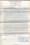 Pete Berezney & Dudley DeGroot Signed 1947 L.A. Dons AAFC Football Contract Notre Dame