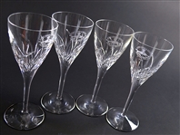 Set of 4 Pebble Beach Pro-Am Golf Tournament 2004 Waterford Crystal Wine Glasses – Mark Brooks Collection