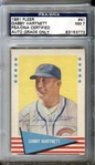 1961 Fleer Baseball Greats Gabby Hartnett #41 Signed PSA/DNA