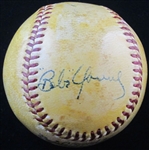 Babe Young Single Signed Baseball D.1983 – NY Giants – Reds – Cardinals