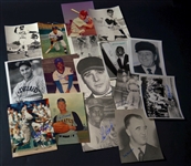 Baseball Hall of Fame Signed 8x10 Photos – 16 Different A - C
