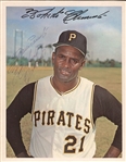 Roberto Clemente Signed 1967 Dexter Press Photo PSA/DNA