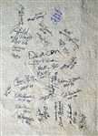 Football Hall of Fame Multi-Signed Quilt – Deacon Jones Estate