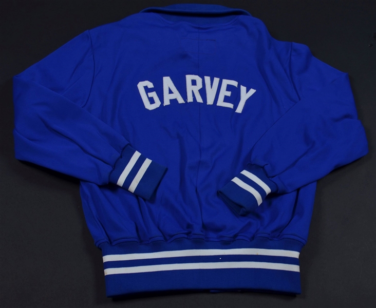 Circa 1981 Steve Garvey Signed Game Issued Worn Los Angeles Dodgers Jacket