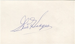 Gil Hodges Signed 3x5 Slip of Paper