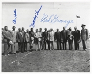 Red Grange Don Hutson Bulldog Turner Signed Photo “Gathering of Gridiron Immortals”