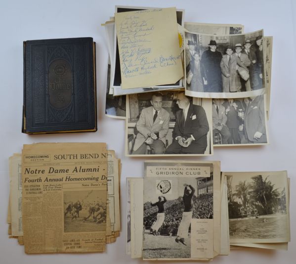 Joe Bach – 7 Mules of Notre Dame Estate Memorabilia Collection – 4 Horsemen