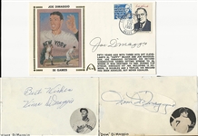 Joe, Dom, & Vince DiMaggio Autograph Collection