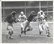 Circa 1948 Marion Motley Gains 12 Yards on a Sunday Afternoon Original Photo