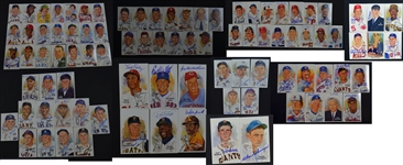 1980-2001 Perez-Steele Hall of Fame Postcard Complete Set with 94 signed