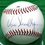 Vin Scully single signed 1997 AUTO NL (Coleman) Baseball Dodgers PSA/DNA LOA