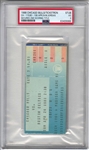 1988 Chicago Bulls vs Boston Celtics 4/24 – Michael Jordan 46 Points Wins 2nd Scoring Title Ticket Stub PSA Pop 1