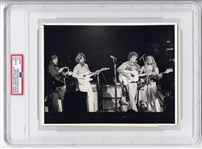 1971 Concert For Bangladesh Ringo Starr, George Harrison, Bob Dylan TYPE 1 Original Photo PSA/DNA 