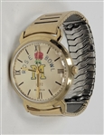 1972 Michigan Wolverines Football Rose Bowl Bulova Wrist Watch Awarded To Players