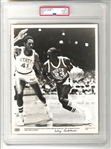 1982-83 Michael Jordan UNC vs Thurl Bailey NC State Original ESPN Press Photo