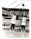 Bob Lanier & Bob McAdoo Detroit Pistons 1980 Original TYPE 1 Photo 