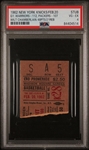 February 20, 1962 NY Knicks v Pistons & Warriors v Chicago Packers Wilt Chamberlain 48 PTS/21 REB PSA 4 Pop 1