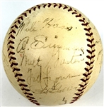 1934 Chicago White Sox Team Signed AUTO Baseball /w 22 Autographs – AL Simmons – BAS LOA 