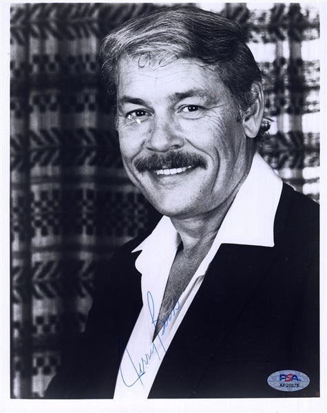 Jerry Buss L.A. Lakers Owner Signed AUTO 8X10 Photo PSA/DNA 