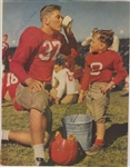 Doak Walker Signed AUTO 1940s Sport Magazine Color Photo Heisman Winner FB HOF 