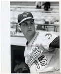 Late 1950s Hoyt Wilhelm Baltimore Orioles Knuckleball Pitching Legend Baseball HOF Original TYPE I Photo