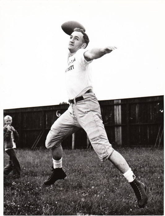 Tom Harmon 1945 Northwestern T-shirt original photo