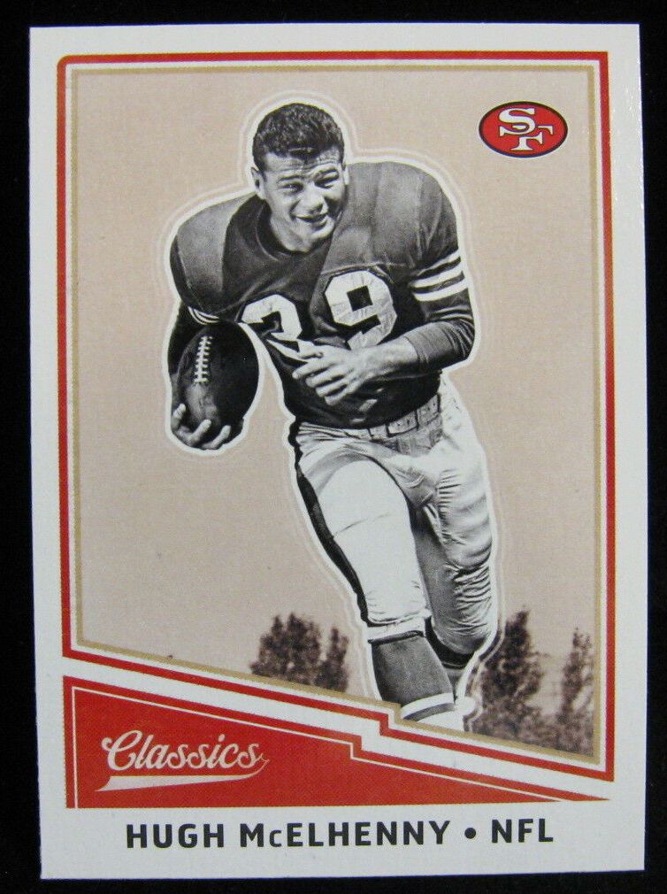 Hugh McElhenny Original 1958 Type I Photo - San Francisco 49ers HOF Used For Football Card