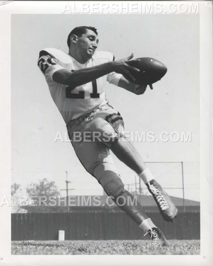 1950's USC Football Star - Angelo Coia Team Issued Type 1 Photo (1963 Bears)