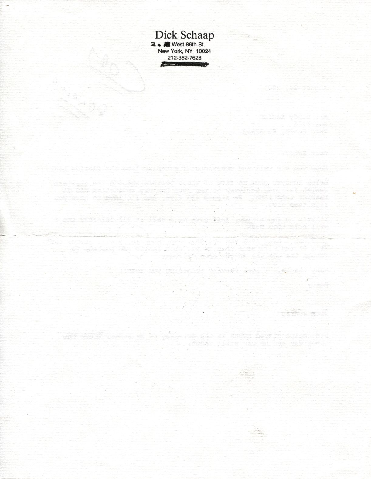 Sandy Koufax Signed Handwritten Letter to Dick Schaap's Family - ULTRA RARE