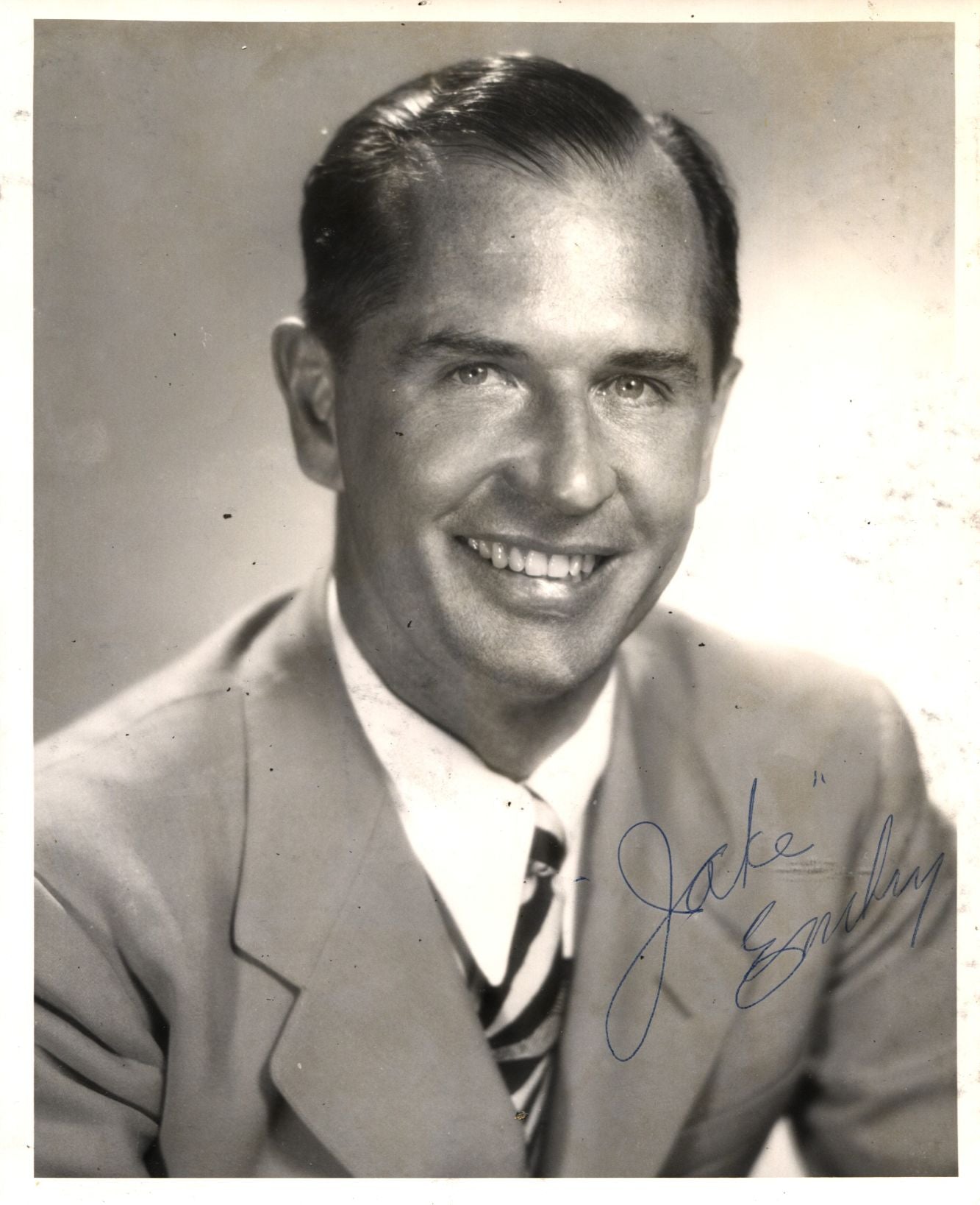 Jake Embry signed 8x10 Photo Owner of Baltimore Bullets - Baltimore Colts