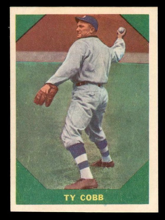 1923 Ty Cobb Original TYPE I photo Used for 1960 Fleer Baseball CARD PSA