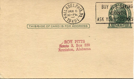 Howie Dallmar Signed GPC from 1949 Philadelphia Warriors Stanford Penn