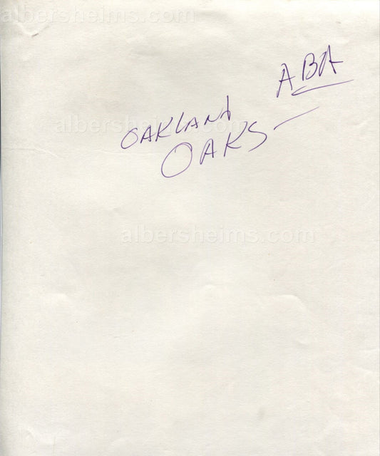 ABA Basketball Oakland Henry Logan vs Spider Bennett Chaps Original photo