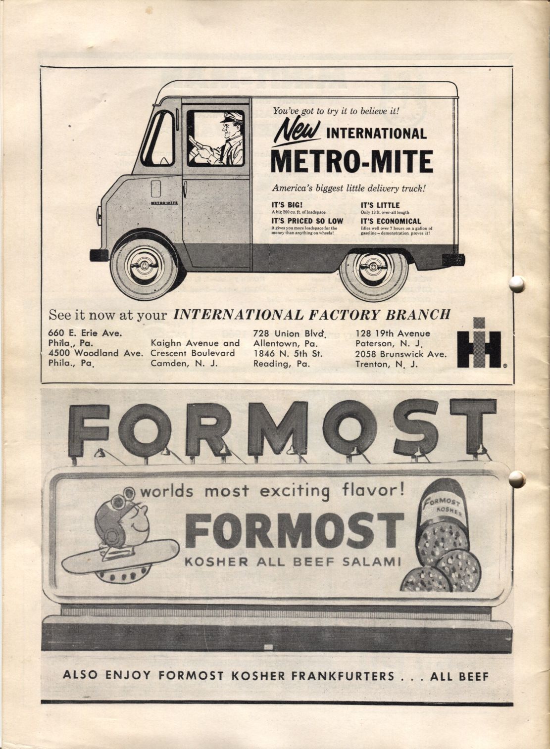 1960 Philadelphia Warriors vs. Detroit Pistons Basketball Program Wilt Chamberlain Scores 58 points