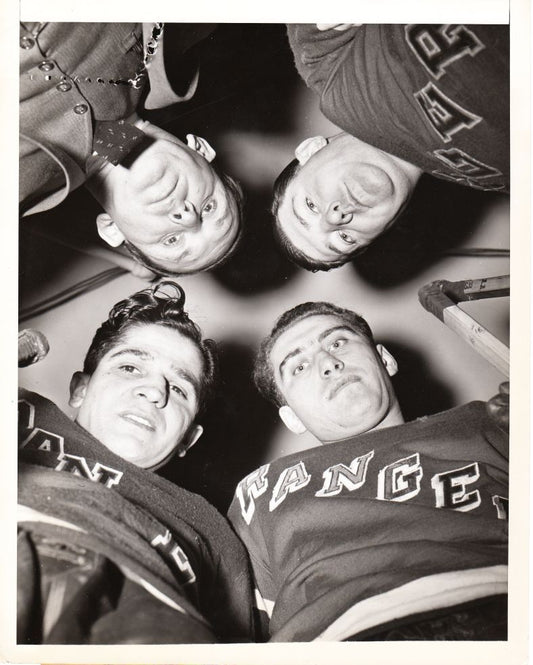 1943 New York Rangers original photo with HOF'er - Frank Boucher