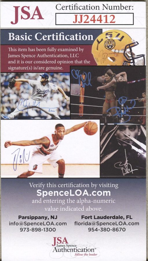 Bobby Hull signed AUTO check Hockey Hall of Fame JSA COA