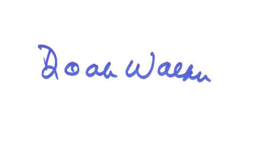 Doak Walker signed 3x5 card Heisman Winner - Pro FB HOF