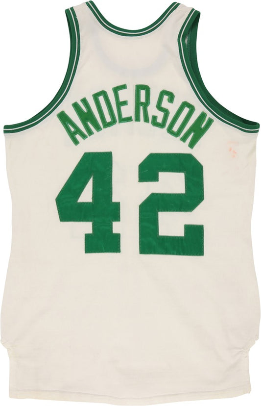 1975-76 Boston Celtics NBA Championship Season Game Worn Jerome Anderson Jersey