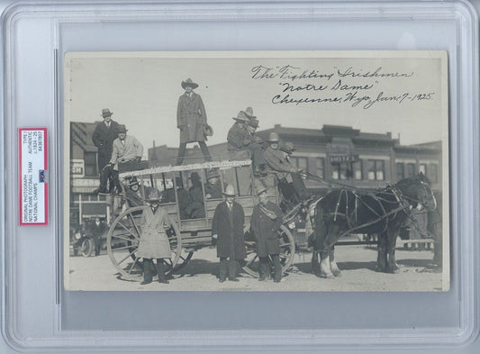 1924 Notre Dame Football Team National Champs Post Rose Bowl Celebration Original TYPE 1 photo PSA/DNA LOA