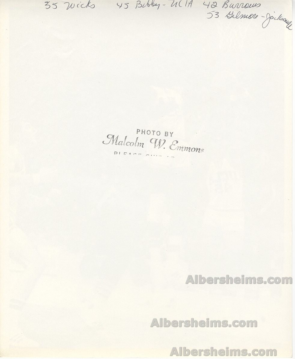 Sidney Wicks vs Artis Gilmore in 1969-70 NCAA Basketball National Championship Game Original TYPE 1 photo