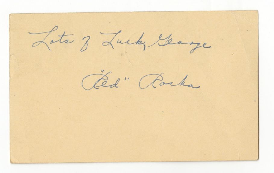 Red Rocha 1948 Bowman Basketball set Baltimore Bullets Signed AUTO GPC